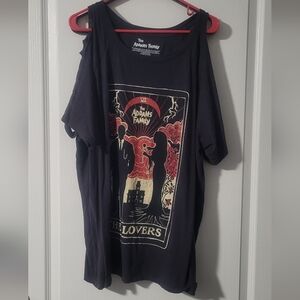 Torrid Black Addams Family Graphic Tee